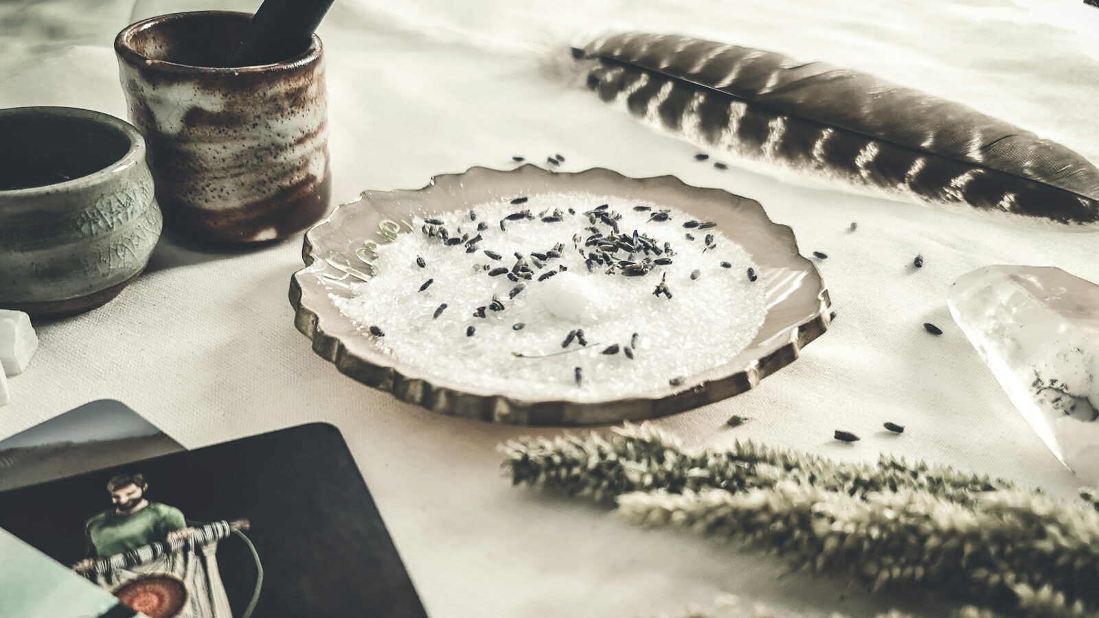 chocolate cake with white icing on white table